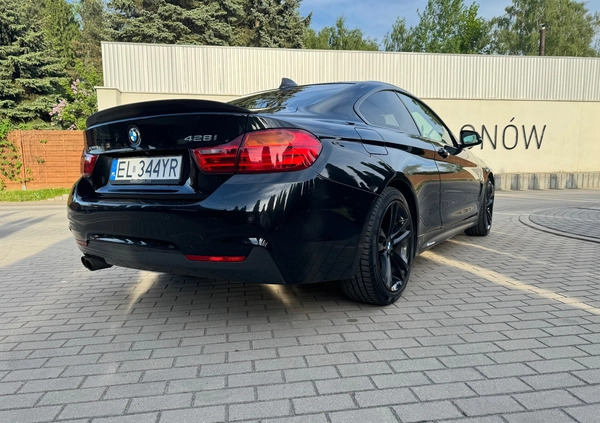 BMW Seria 4 cena 82999 przebieg: 173000, rok produkcji 2014 z Łódź małe 67